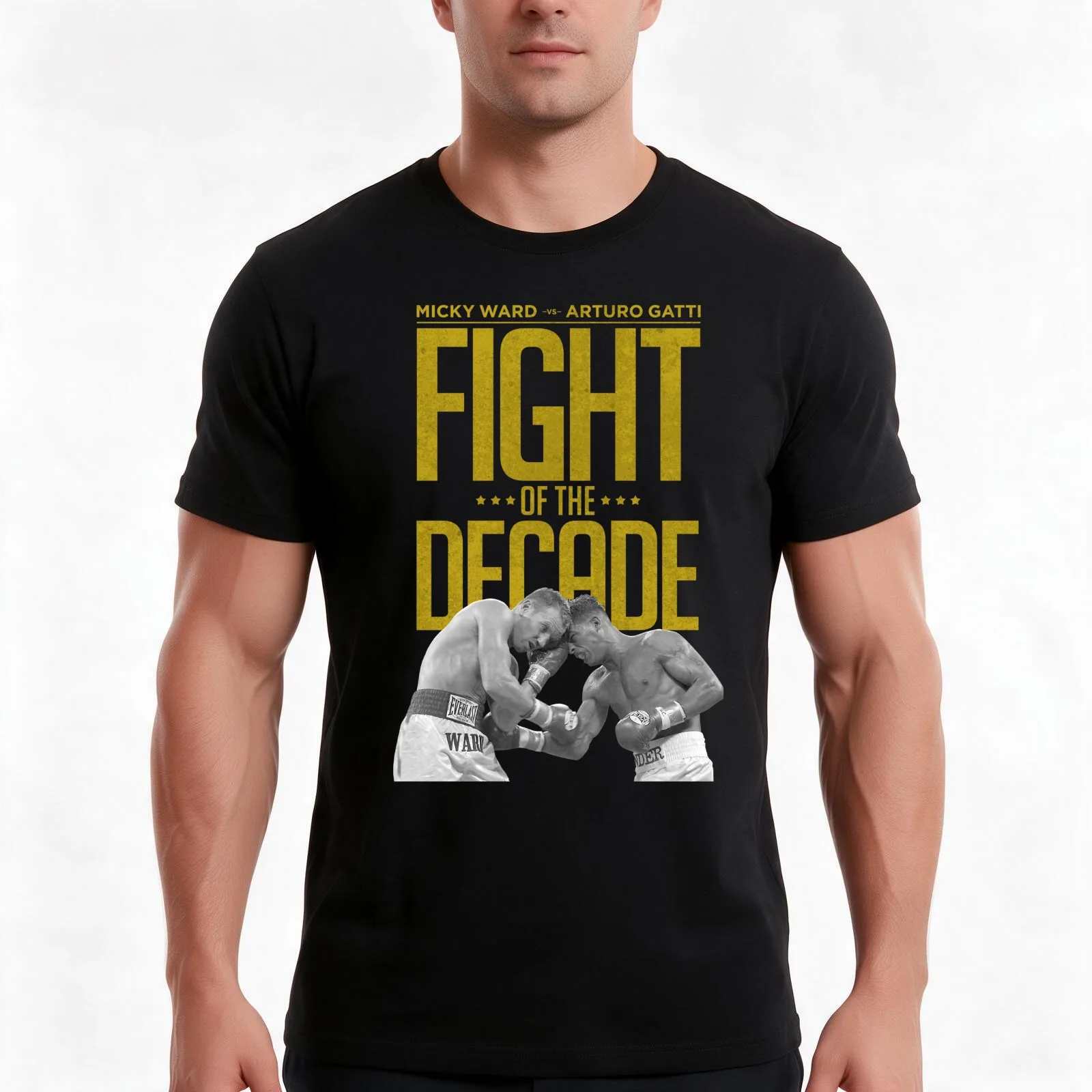 Fight Of The Decade T-Shirt Summer Casual Cotton Tee Oversized Streetwear Tops Vintage Graphic Print Loose Fit Short Sleeve