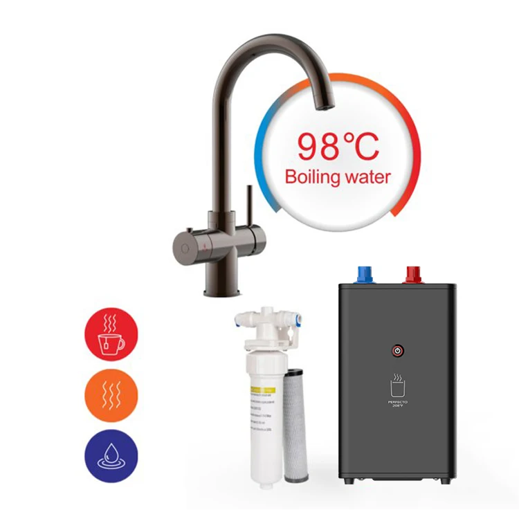 Iwater Under Counter Hexagon Mechanical 2.4L Cheap Water Dispenser Instant Hot Water Dispenser