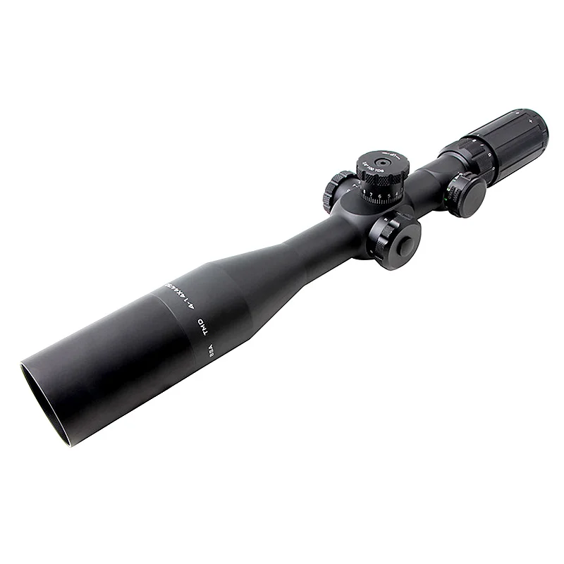 TMD 4-14X44 FFP نطاق الصيد الطائرة البؤرية الأولى Riflescope الزجاج التكتيكي محفور شبكاني مضيئة مشاهد بصرية يناسب.308