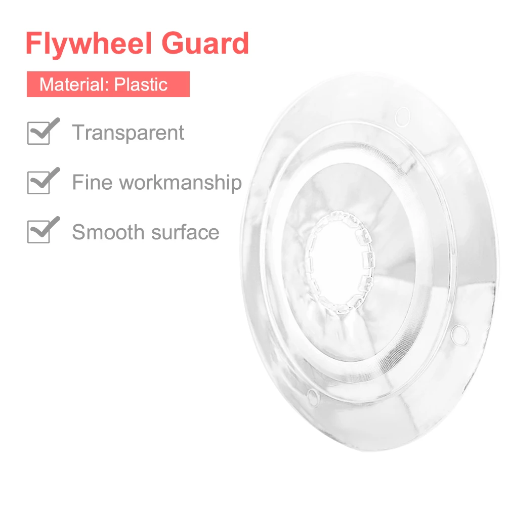 

2pcs Flywheel Guard Protector Bike Rear Clear Wheels Guards For Bicycle Spokes Sturdy Plastic Wear-Resistant Rear Hub