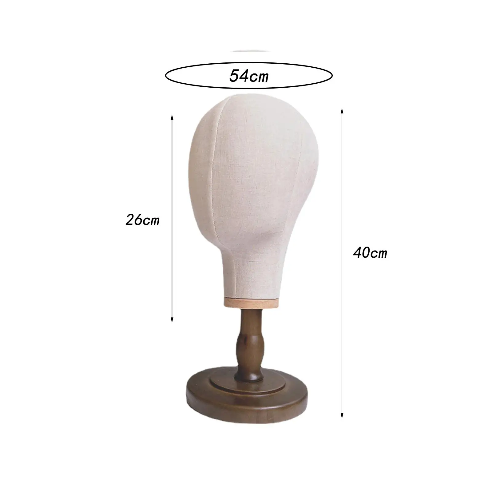 Mannequin-Kopf aus Segeltuch, Manikin-Kopfmodell, Kopfhörer-Rack-Styling-Display, Hut