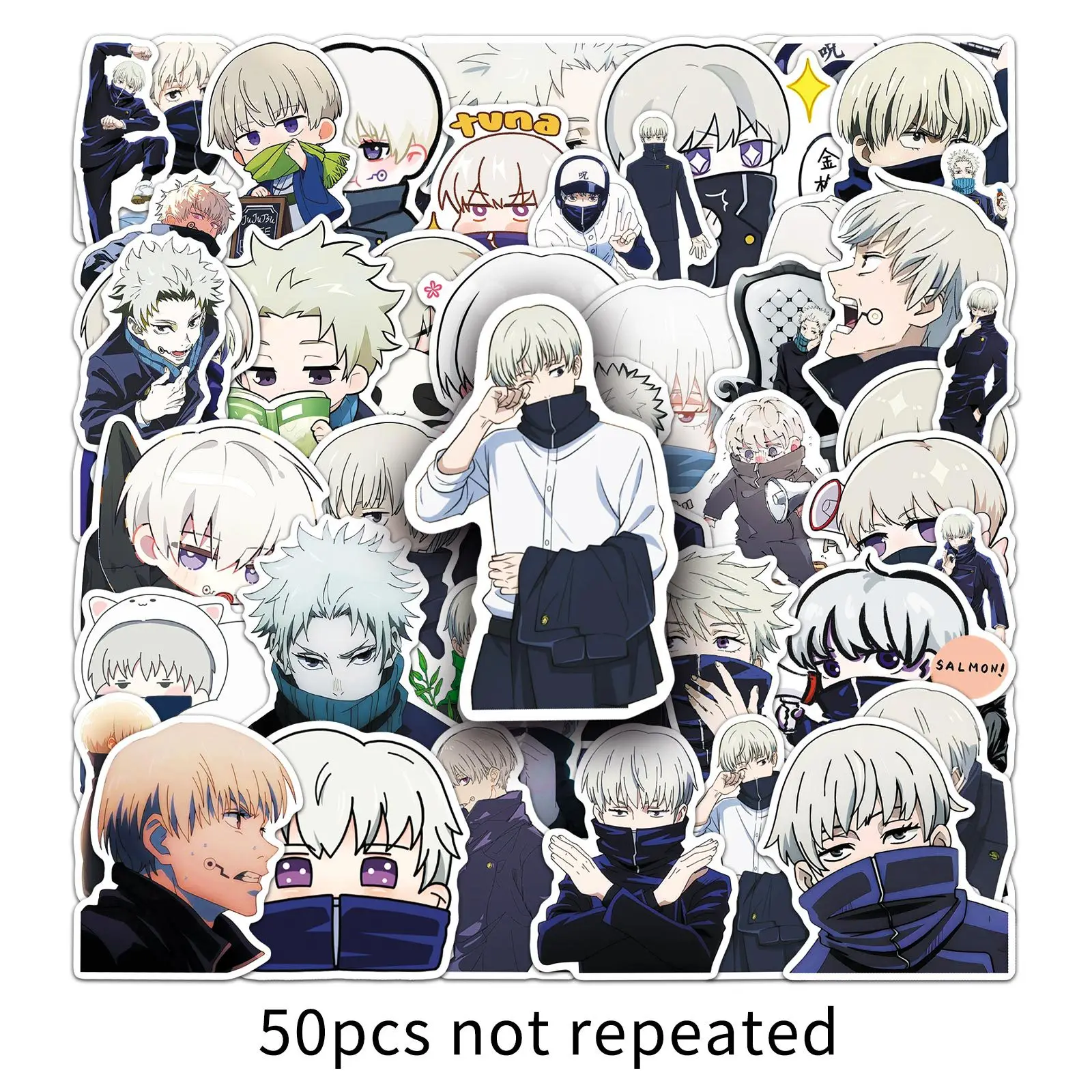 

Крутые аниме дзюдзюцу кайсен наклейки Satoru Gojo наклейки скейтборд ноутбук мотоцикл водостойкая классика игрушки наклейка