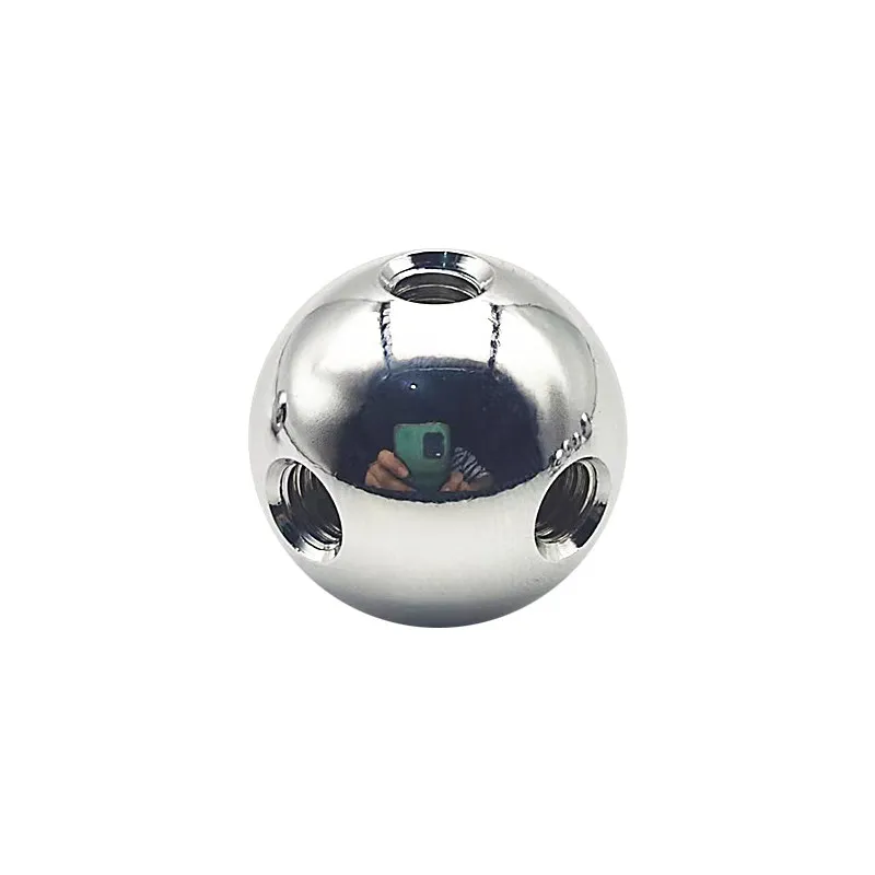 Display cabinet with rebar ball 20/25mm × M6/M8 connecting ball six-hole tapping tooth round