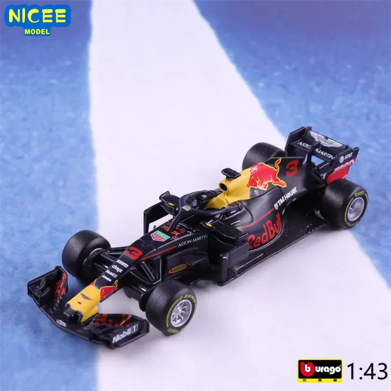 Bburago 1:43 2018 Aston Martin Red Bull Racing TAG Heuer RB14 racing Alloy Diecast Model car collection gift toys B825