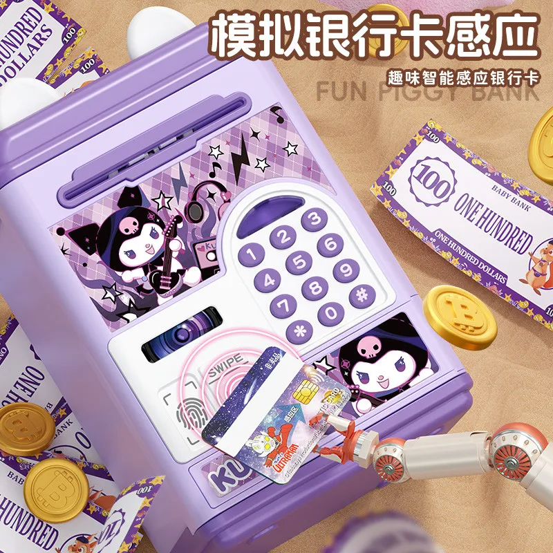 Disney's nieuwe vingerafdruk spaarpot voor meisjes Elsa Lotso Stitch wachtwoord multifunctionele spaarpot cartoon kinderspeelgoed cadeau