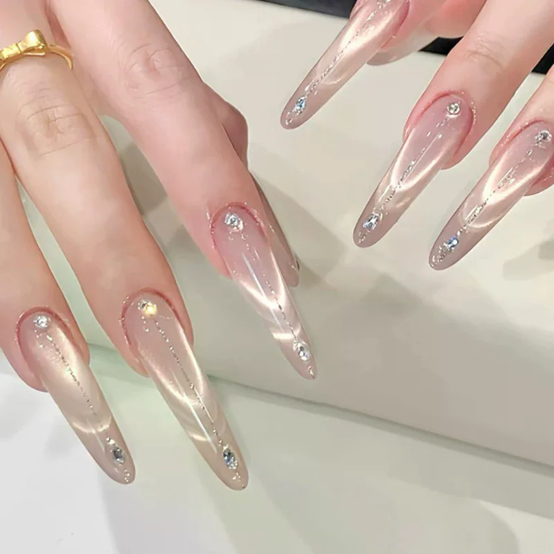 جديد المزدوج نهاية الفرنسية القط العين المغناطيس أداة لوحة أداة مغناطيسية قوية مسمار الفن مساعد مساعد هلام البولندية أدوات المغناطيس DIY بها بنفسك