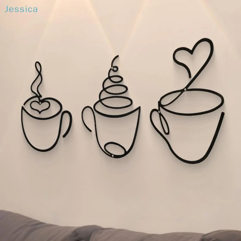 Black Coffee Cup Wall Art 5