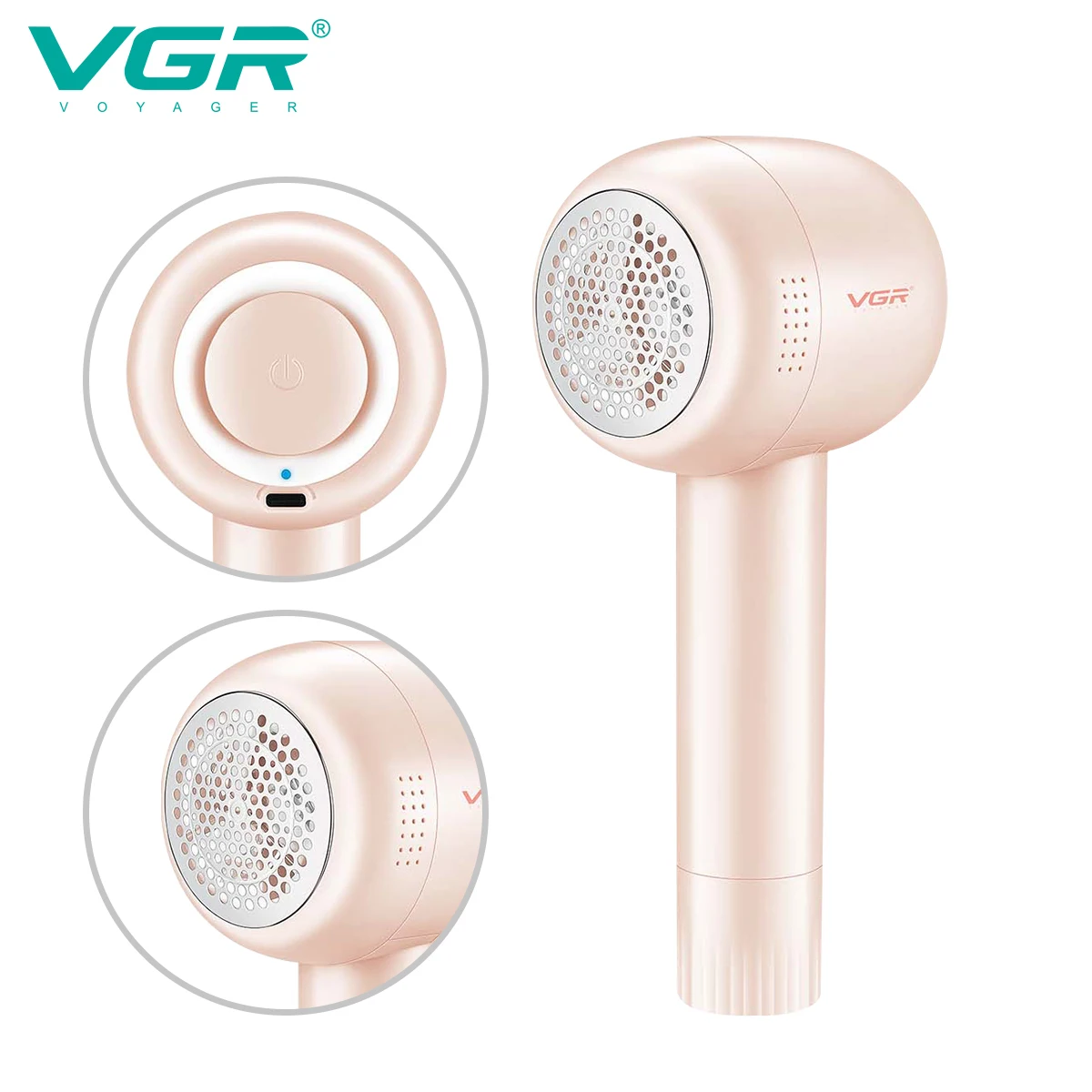 VGR V-813 يده الشعر الكرة المتقلب مريحة التنظيف العميق الملابس ورقة السجاد المنزل السفر جهاز إزالة الشعر الكهربائي #4