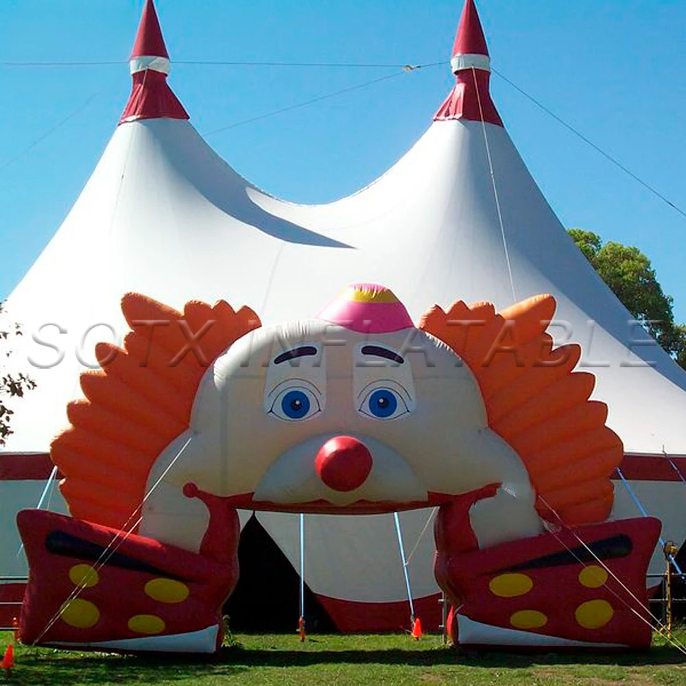 

Carnival Party Event Ideas Halloween Decoration Giant Inflatable Clown Tunnel,Circus Clown Arch Entrance Gantry Celebration