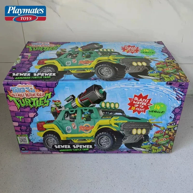 Original Playmates Teenage Mutant Ninja Turtles Turtle Party Wagon Classic Reissue Mutant Attack Van Vehicle Model Toy Gifts - view 6