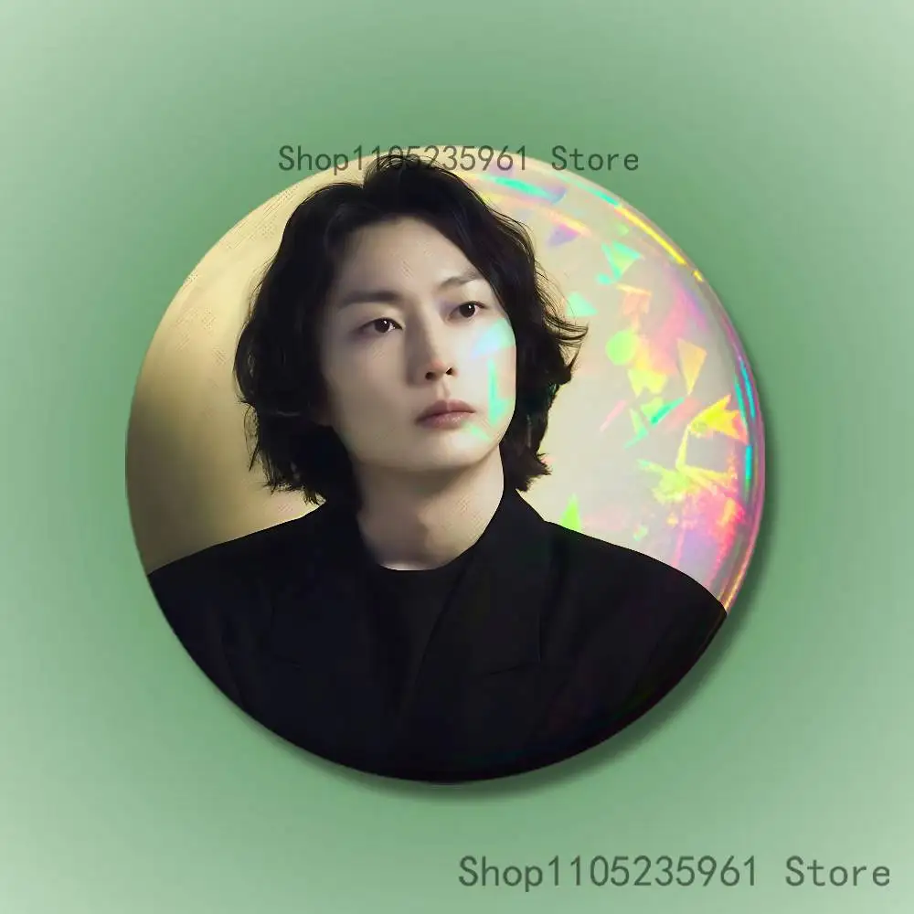 R-Roh J-Jae-wonS 58 مللي متر 44 مللي متر HD طباعة بروش شارات جميلة ديربي عرض دائري دبابيس التلبيب دبابيس مخصصة