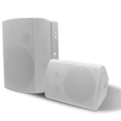 Herdio 2PCS 6.5'' 400W Outdoor Passive Speakers Wired Waterproof With Powerful Bass Wall Mount Speakers For Indoor Patio Covered