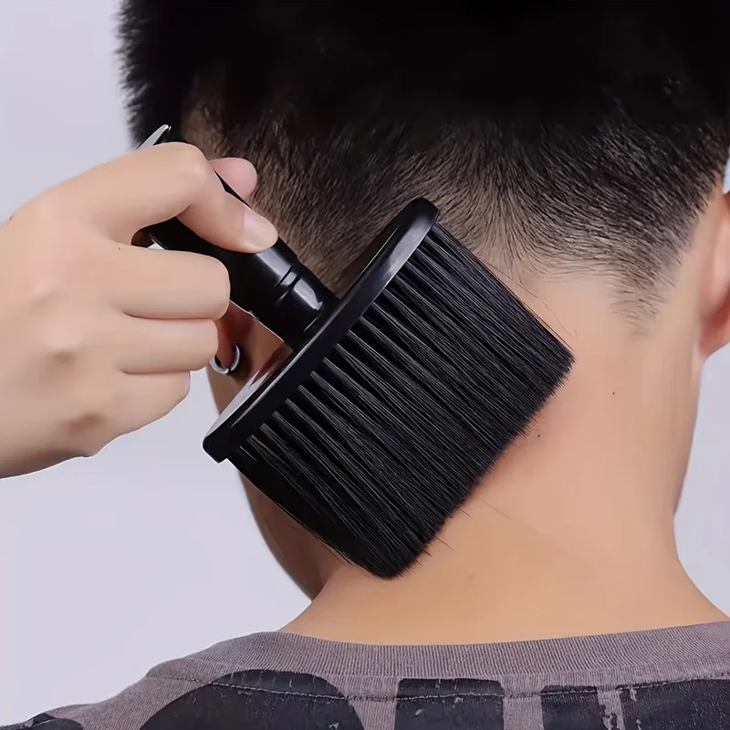 1A soft nylon bristle hair cleaning brush，Professional Barber Neck Dust Collector，Multi-functional cleaning brush，Suitable for s