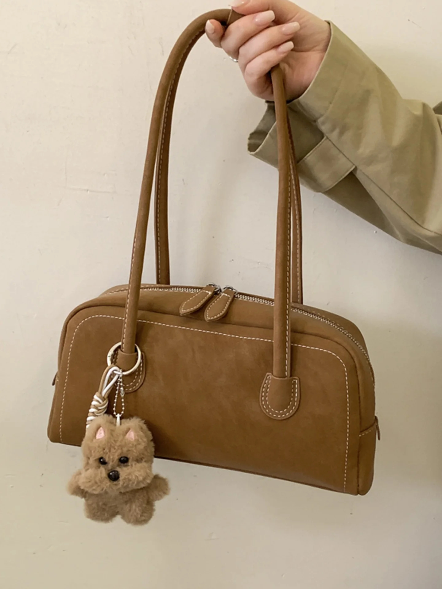 

Большая женская сумка через плечо, осенне-зимняя, в стиле ретро, повседневная, мягкая кожаная сумка-подушка высокого качества для поездок на работу