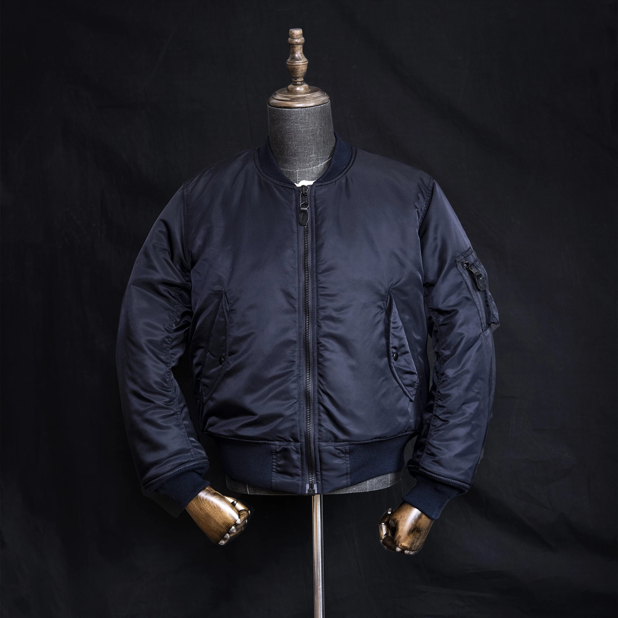 FMA-1 Big European US Size Super Quality   Jacket Casual Stylish 100% Wool Lining Cotton MA-1 Coat
