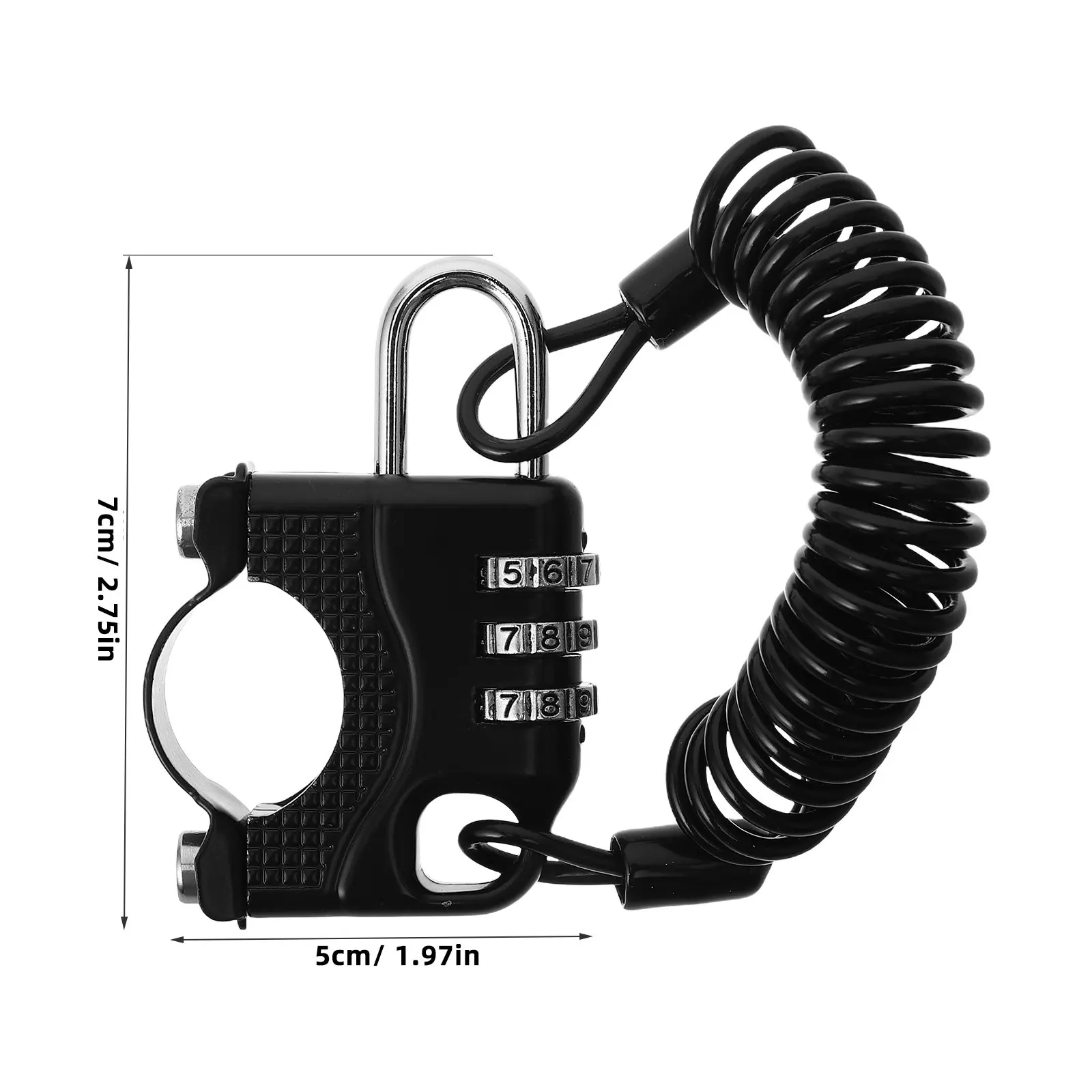 Motorcycle Password Lock High Security Anti Theft Lock for Electric Bikes Scooters Motorbikes Compact Lightweight