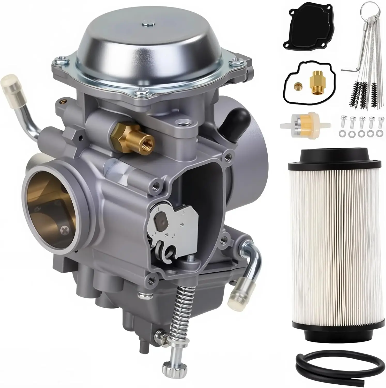 400 500 600 Series Magnum 300 Trail Boss 330 Hawkeye Ranger 500 ATV Quad Carb Replacement with Fuel Filter Kit