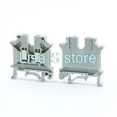 28-10AWG Wire Range Side Entry Screw Terminal Block Connector UK5N 2 Pcs