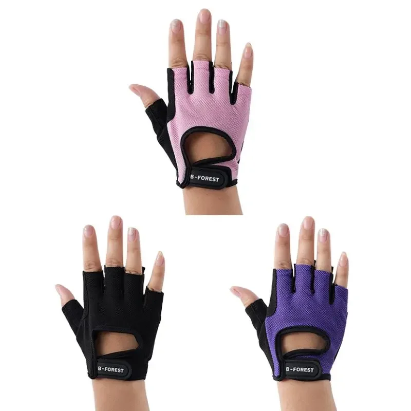 Breathable Half Finger Gym Dumbbells Gloves Men Women Bodybuilding Shockproof Gloves Anti Slip Fitness Weight Lifting Gloves