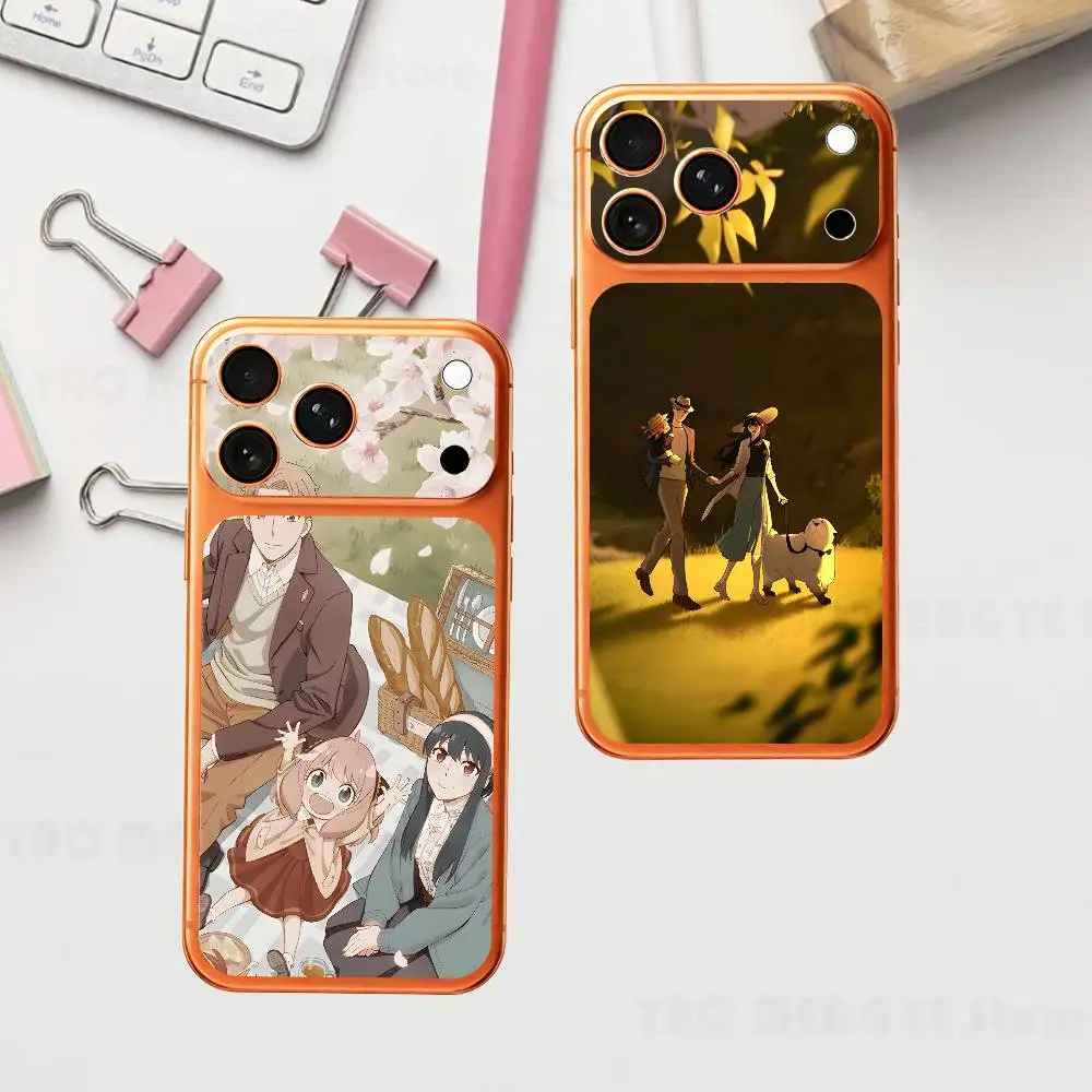 

Anime Loid Anya Thorn For Iphone 17 Pro ProMax Back Protective Decorative Sticker Back Cover