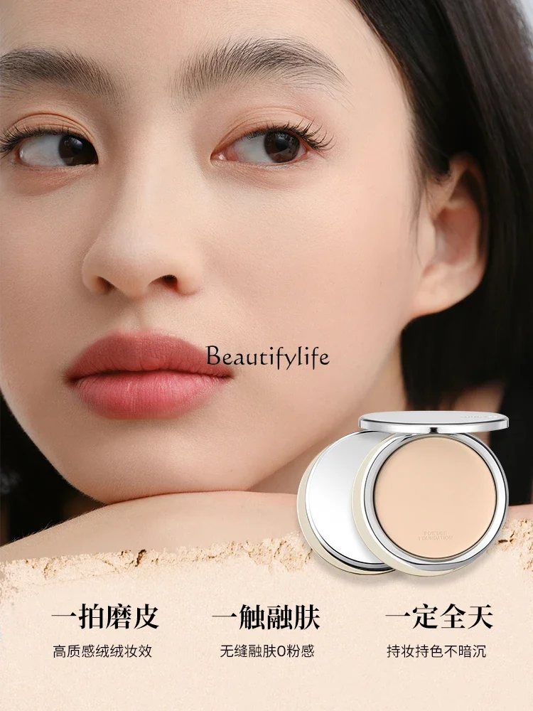 Portable Concealer Makeup, Mini Refining Skin Powder, Oil Control, Makeup