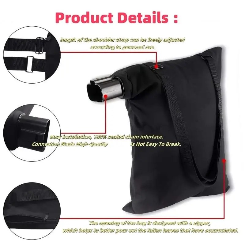 652F 24 Gallon Leaves Vacuum Replacement Bag for Yard Debris Collection
