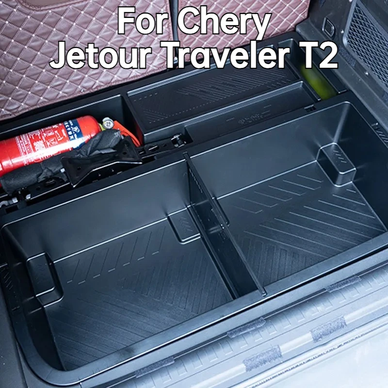 For Chery Jetour Traveler T2 2023 2024 Car Trunk Organizer Box Large Capacity Folding Storage Bag Car Accessories