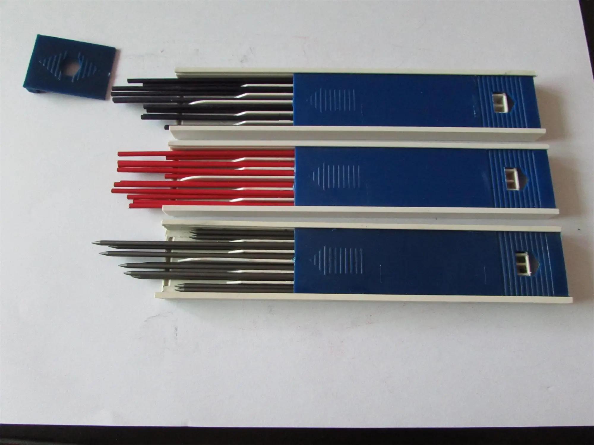 2.0mm pencil leads refill 3 packs 36 pieces 5B 4B 3B 2B B HB H 2H 3H 4H 6H mines automatic refill propelling lead holder