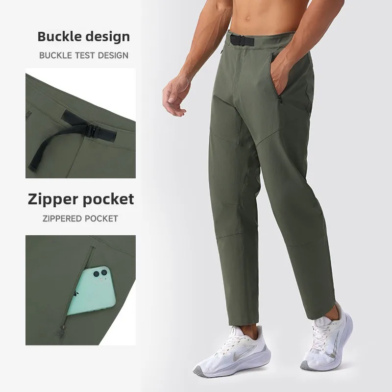 

Maqvob top quality luxury soft shell outdoor hiking water resistant mountain pants men's straight quick-dry sports pants