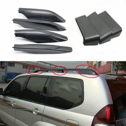 1 PC Black Roof Rack Cover  Bar  Rail End Shell for Toyota Land Cruiser Prado Fj120 2003 2004 2005 2006 2007 2008 2009