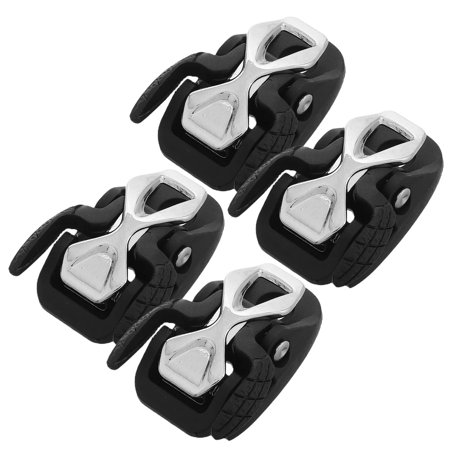 

4Pcs Inline Skate Buckle Adjustable Quick Replacement Roller Skating Strap Clasp Metal Hardware Secure Fit Skate Boot Accessory