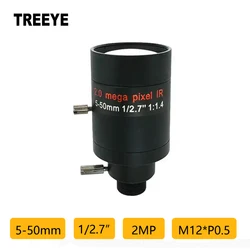 HD 2.0Megapixel 5-50mm Lens 2MP Varifocal M12 CCTV Lens 1/2.7