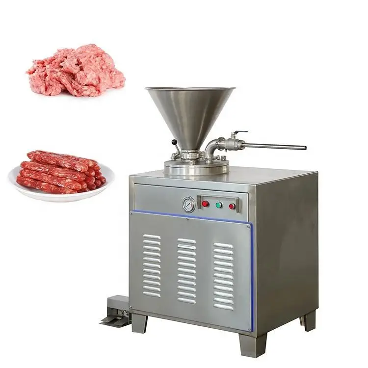 

Hydraulic Sausage Enema stuffer/meat sausage processing machine/Hot Dog chorizo salami sausage filler sausage filling machine