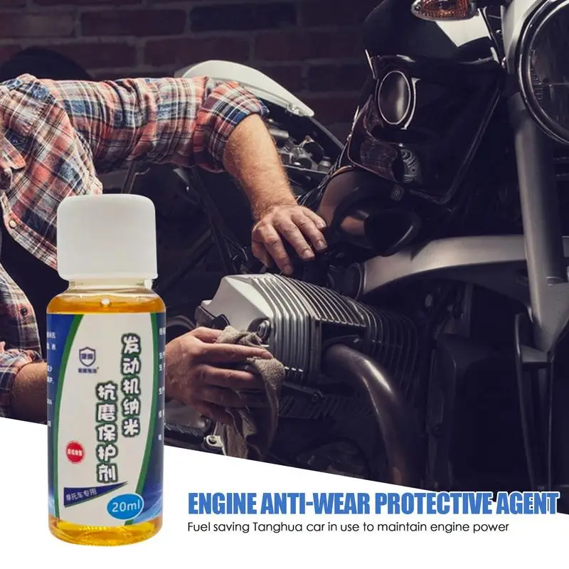 Automobile Engine Anti-Wear Agent 20ml Anti-Friction Agent Highly Effective Engine Restorer & Lubricant Noise Reduction