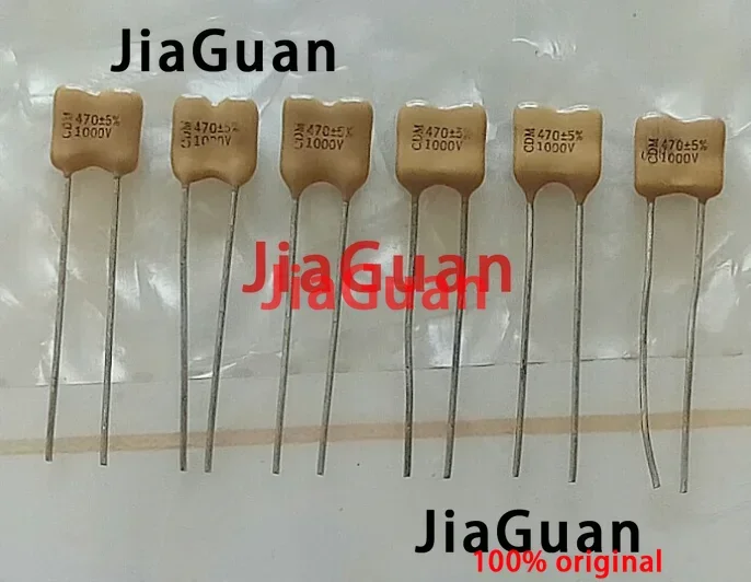 10PCS/lot NEW original usa CDM 1000V470PF 5% P6MM Silver Mica capacitor 1000V 471 470pF CDV16FF471JO3F free shipping