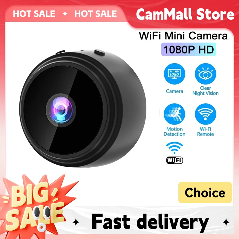 A9 Mini Camera WiFi Camera 1080P Full HD Night vision Micro IP Camera Remote Wireless Video Surveillance cameras Smart Home Cam