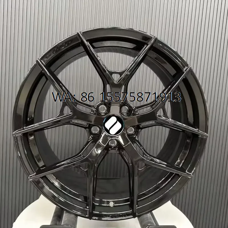 BZY-09047 1 Piece Super Deep Concave Forged Wheel Rim 5x112 18 19 20 21 22 Inch Matte Black