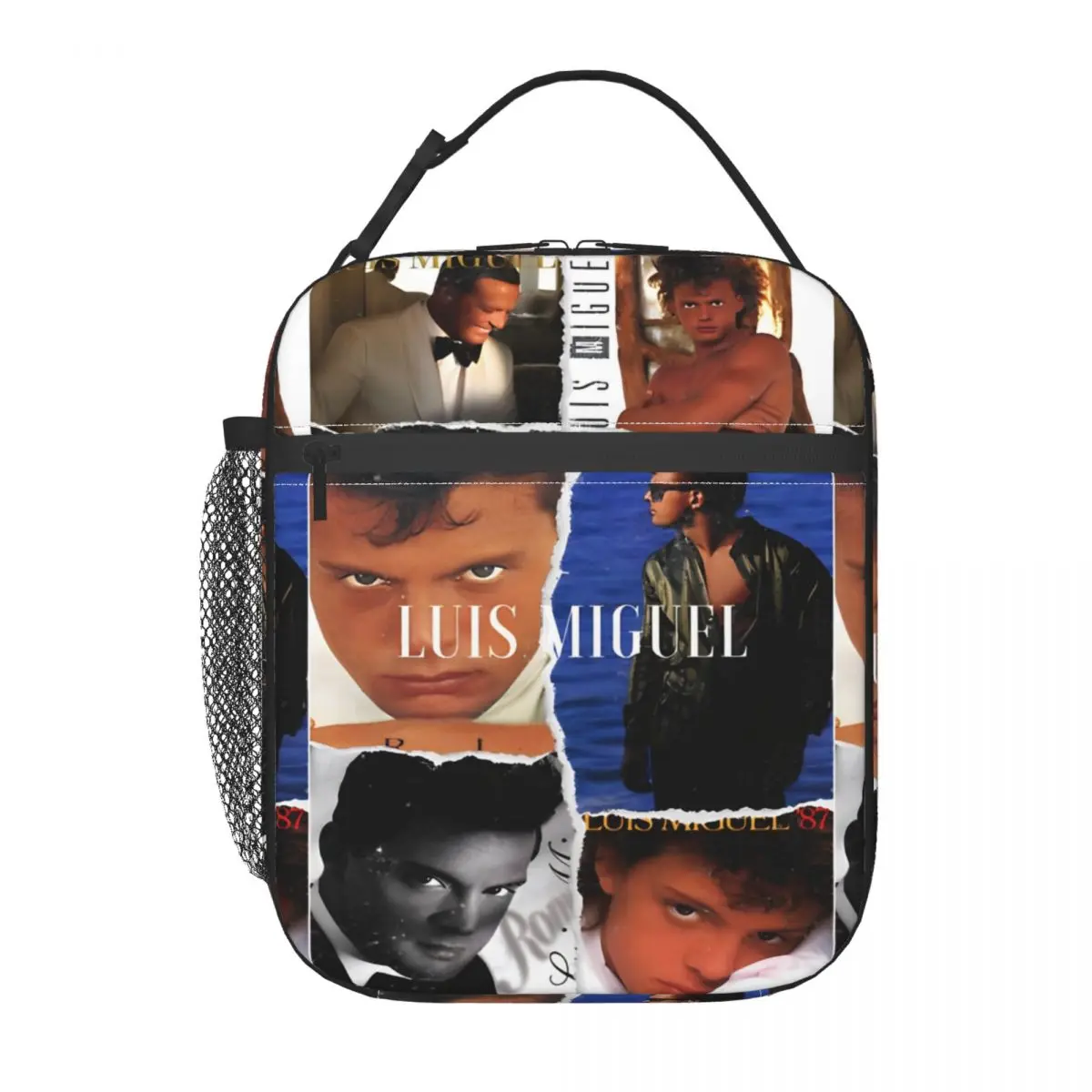 Luis Miguel Luismi álbumes bolsas de almuerzo aisladas México Singer Tour contenedor de comida refrigerador térmico portátil loncheras para el trabajo
