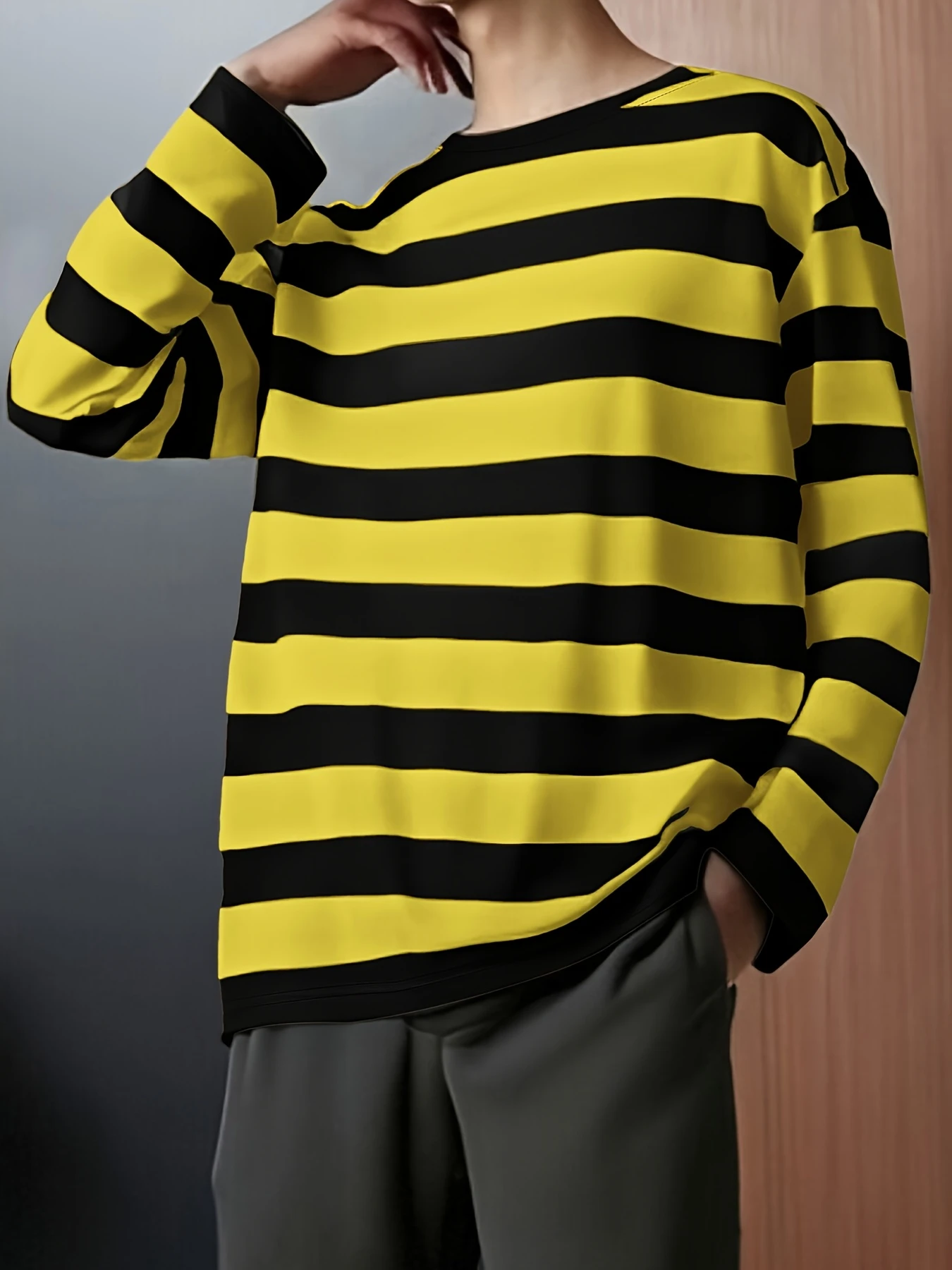 American Retro Yellow Black St - огляд і ціна Men'S Fashion T Shirts