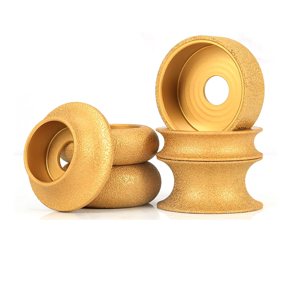 Disque Meulage Diamant Concave Brasé – Profil Demi-rond Pour Pierre, Marbre, Granit, Béton – Diamètre 73 Mm