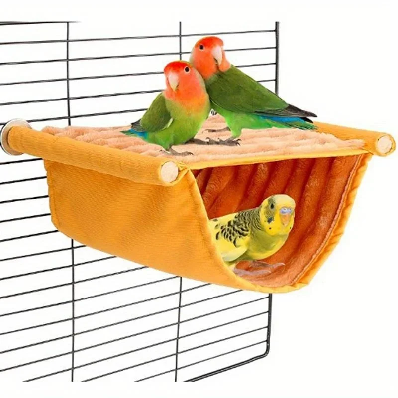 Pet Bird Hammock for Parrot Bird Parrot Nest House Hammock Tent Cage Perch Stand for Parrots Budgies Parakeet Pet Accessories