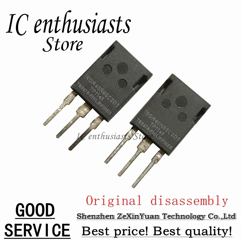 5PCS-20PCS IXGR40N60C2D1 IXGR40N60 56A 600V TO-247 Original disassembly