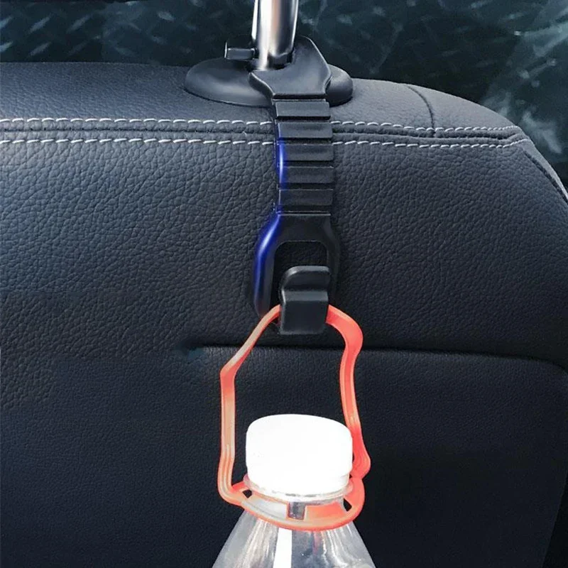 Car Chair Hooks Universal Articles Debris Hook Utility Vehicle Hook Car Seat Headrest Hook Organizer Holder Tidy 1/2/4/6/8Pcs