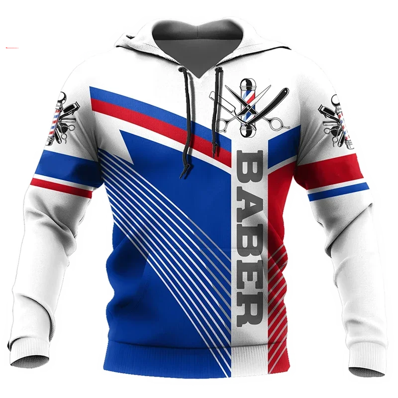 

Funny Barber Design Graphic Pullovers Fashion Profession Hoodie For Men Clothes New In Hoodies & Sweatshirts Casual Casual Tops