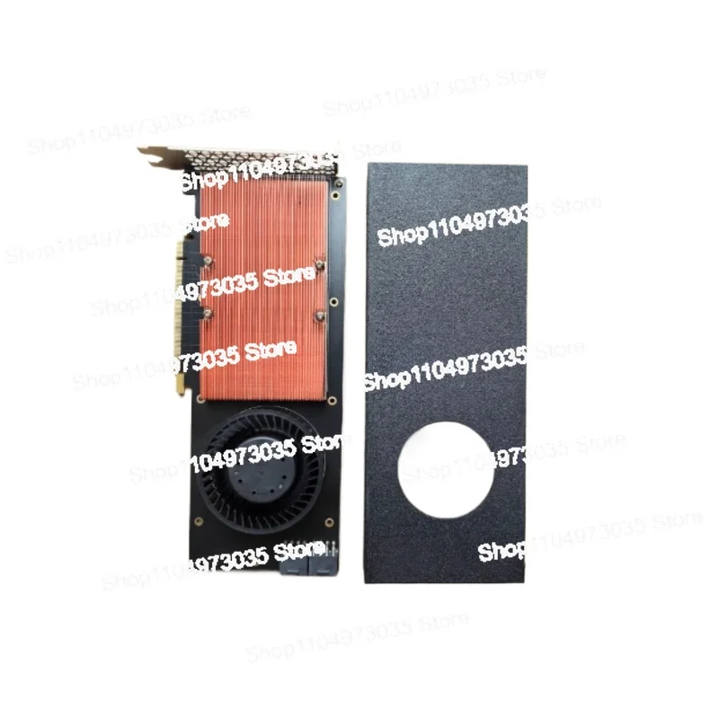 

FOR V100 SXM2 To PCIE Transfer Plate Solid Core Pure Copper Strip Fan Second Generation Optimization Product