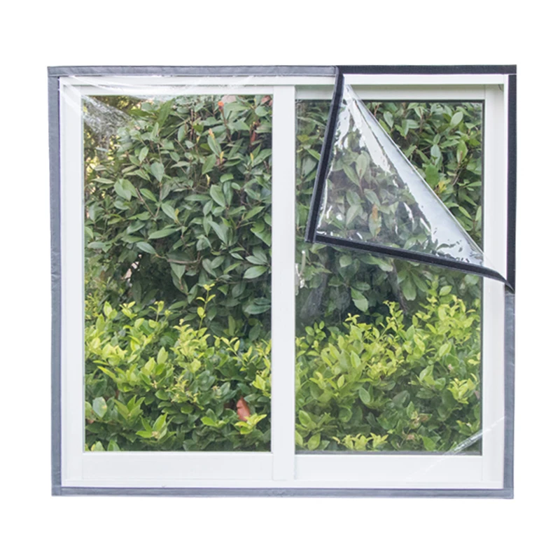 

DIY прозрачная ветрозащитная пленка для окон, зимние изоляционные шторы, самоклеящаяся прозрачная полиэтиленовая пленка, защита от холодной погоды, мягкий экран