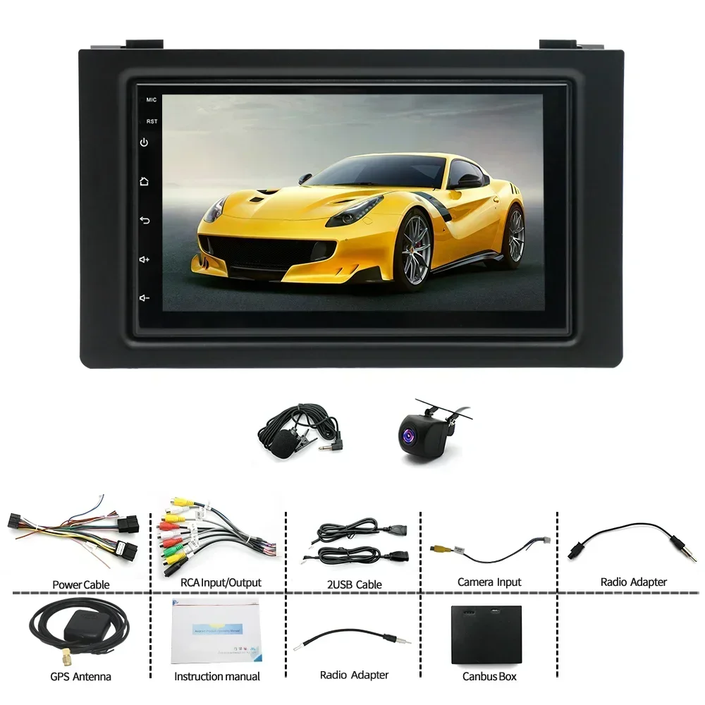 مشغل راديو للسيارة 7 بوصة نظام ملاحة GPS WiFi RDS متوافق مع SAAB 9-3 93 2007-2011 Android 12 #6