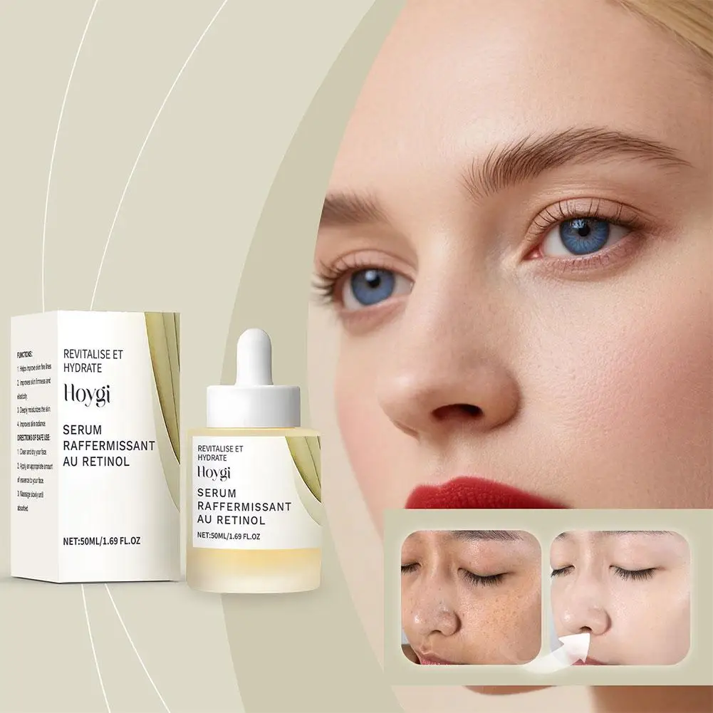 Retinol Anti-Aging Firming Facial Serum Fades Fine Lines Improves Sagging Boosts Elasticity Tightens Smooths Repairs Daily Care