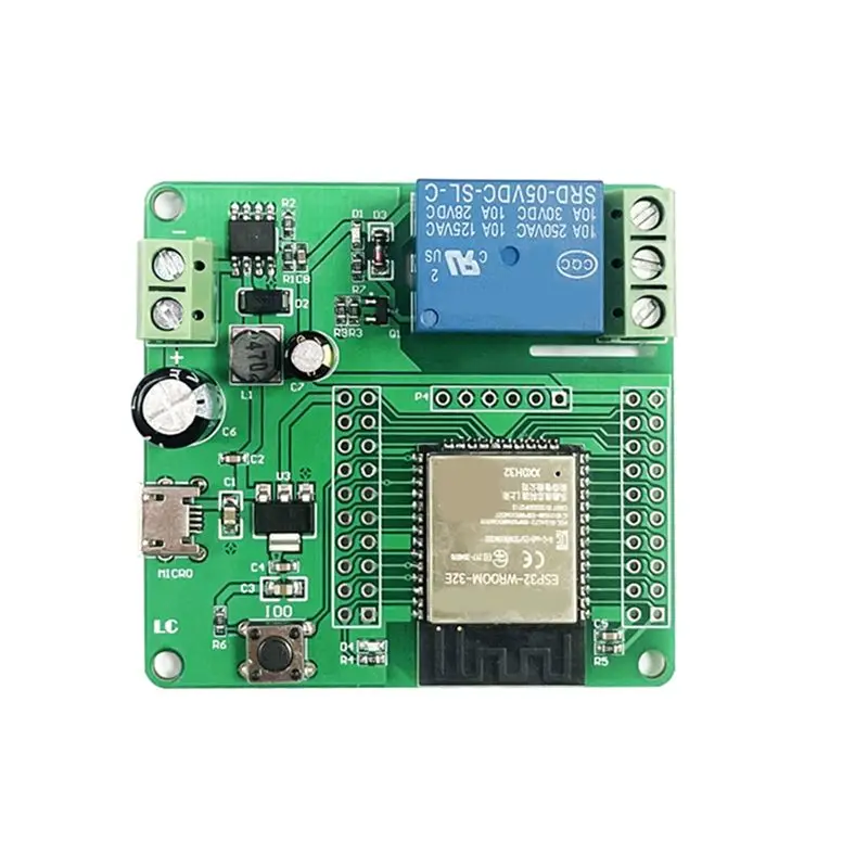 A93Z One Channel Relay ESP32-WROOM Development Board Single Relay Module DC 7-60V Power Supply For Home Appliance Accessories