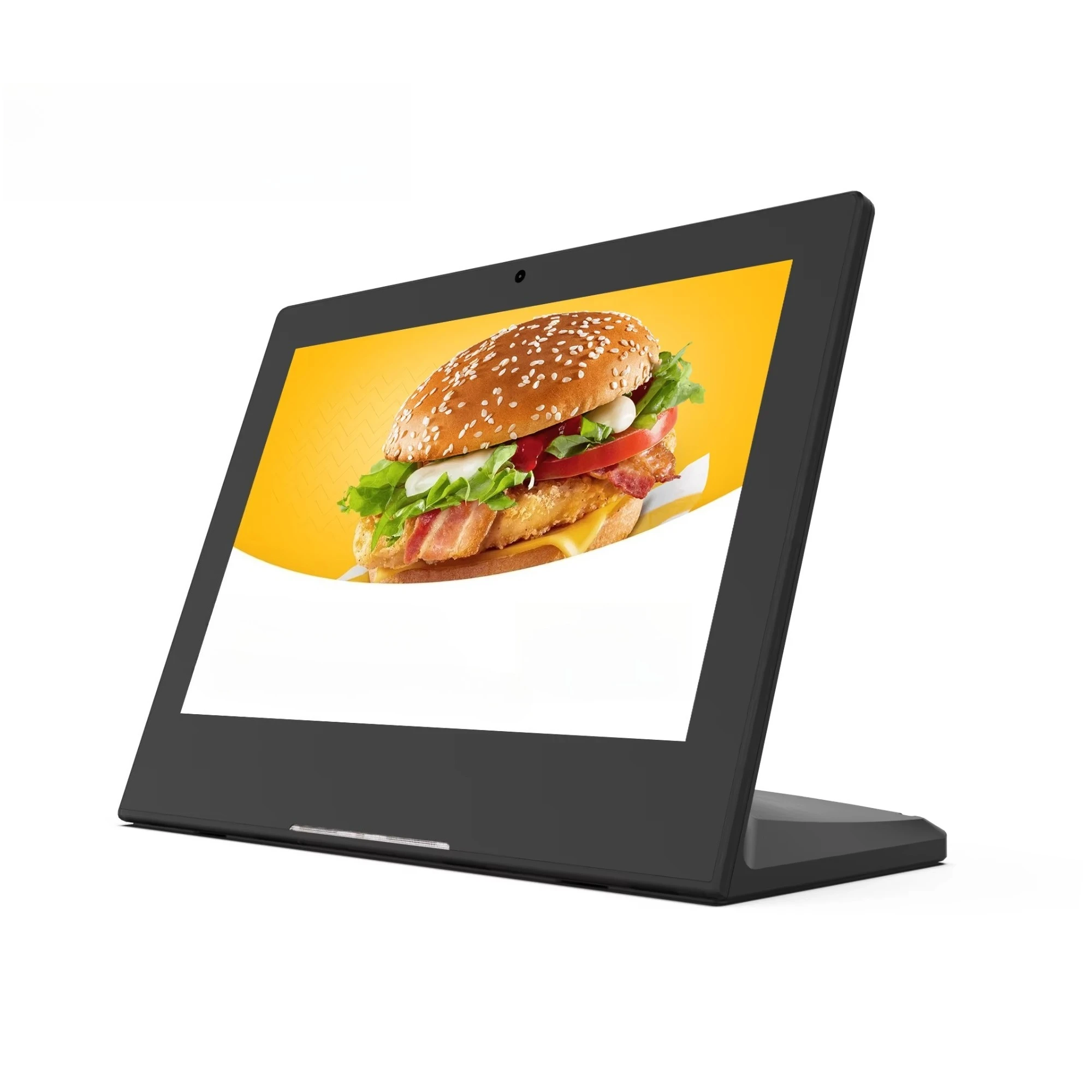 Touchscreen Customer Feedback System Interactive L-Shaped 10-inch Rj45 Optional POE Nfc Desktop Android 11 Tablet